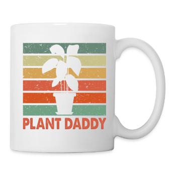 Plant Daddy Graphic Gardener Gardening Horticultur - Tasse - Weiß - Rechts