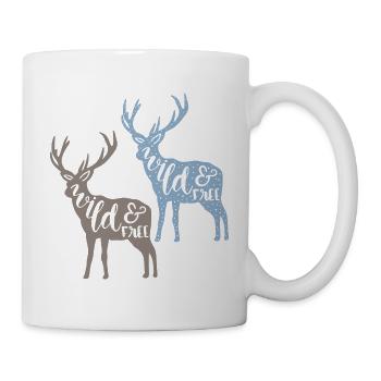 Seien Sie frei zu Hause! - Tasse - Weiß - Rechts