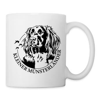 KLEINER MÜNSTERLÄNDER Jagdhund Jagdhunde Wilsigns - Tasse - Weiß - Rechts
