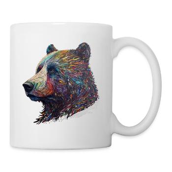 Bear Bear Animals Gift Art Animal Motif - Mug - white - Right