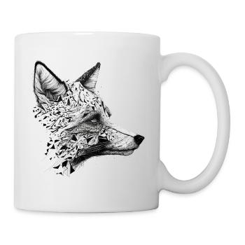 Fox Fox Motif Animals Gift Art Animal Motif - Mug - white - Right