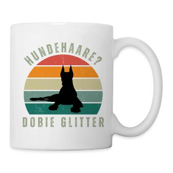 Dobie Glitter Retro Sunset - Tasse - Weiß - Rechts