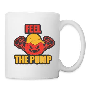 Bodybuilder Kraftsport Fitness Motiv - Tasse - Weiß - Rechts