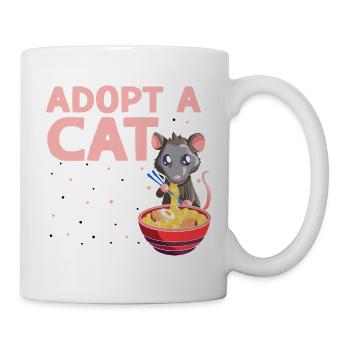 Opossum Design for Raccoon Fans and Possums - Mug - white - Right