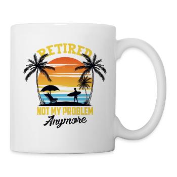 In retirement and enjoy every hour, retirement - Mug - white - Right