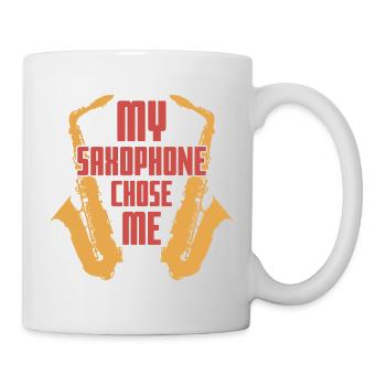 Saxophone Jazz - Mug blanc - blanc - Droite
