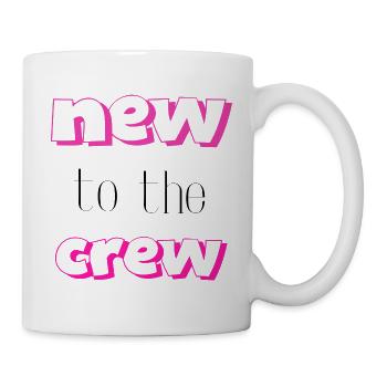 new to the crew - Tasse - Weiß - Rechts