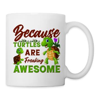 Turtle Lovers Turtle Pet - Mug - white - Right