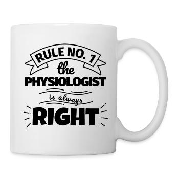 PHYSIOLOGISTE cadeau amusant - Mug blanc - blanc - Droite