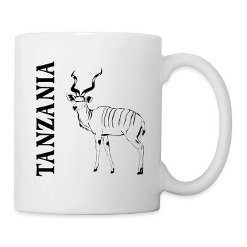 Tanzania - Tanzania - Kudu Antelope - Mug - white - Right