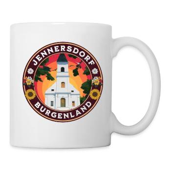 Österreich Burgenland Jennersdorf Souvenir - Tasse - Weiß - Rechts