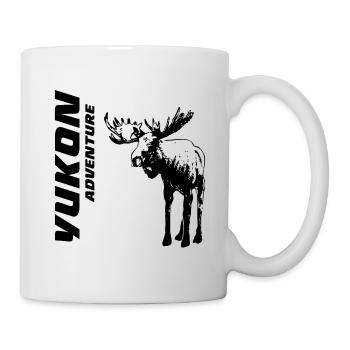 Kanada - Yukon - Elch - Tasse - Weiß - Rechts