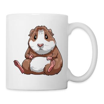 Meerschweinchen für eine Meerschweinchen - Tasse - Weiß - Rechts