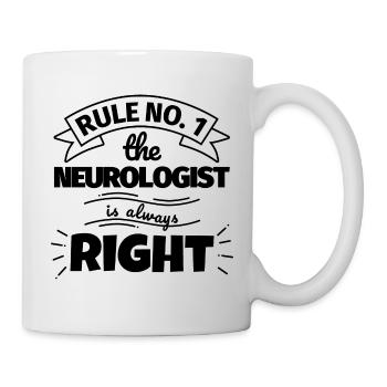 NEUROLOGIST funny gift - Mug - white - Right