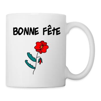 MAMIE. FÊTE DES MÈRES. BONNE FÊTE MAMIE. JE T'AIME - Mug blanc - blanc - Droite