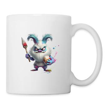 Monster Easter with Easter Egg - Mug - white - Right