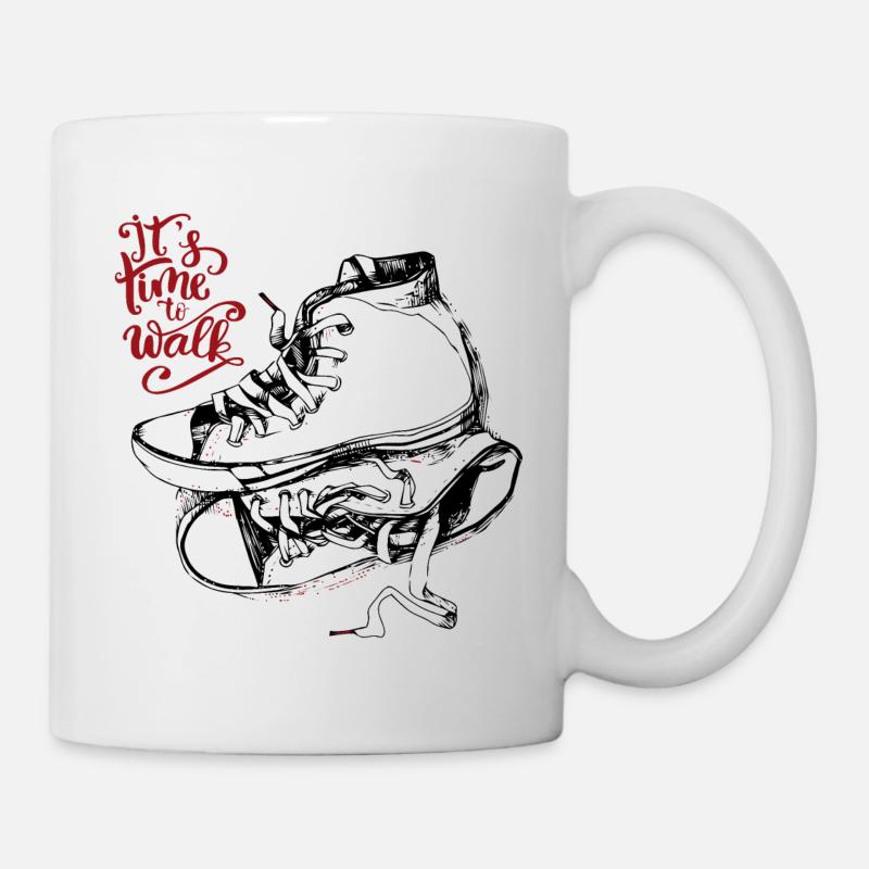 Wanderschuhe, walking - Tasse - Weiß