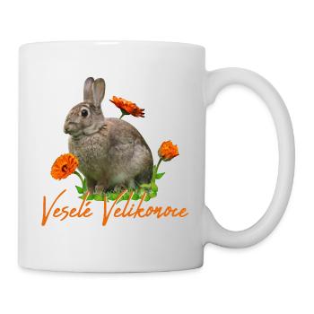 Vesele Velikonoce Frohe Ostern - Tasse - Weiß - Rechts