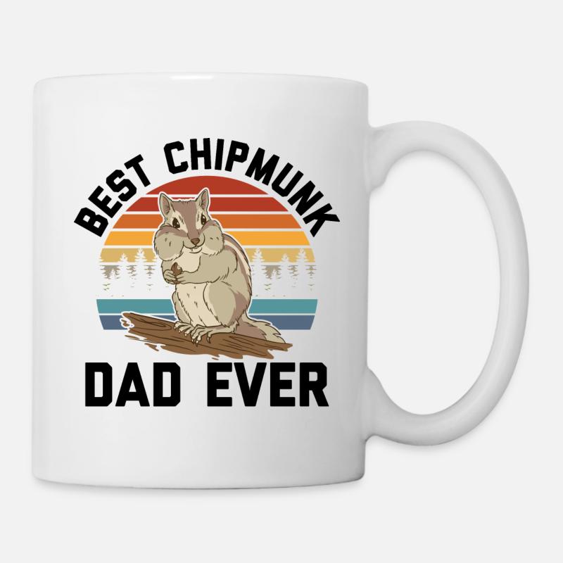 Streifenhörnchen - Tasse - Weiß