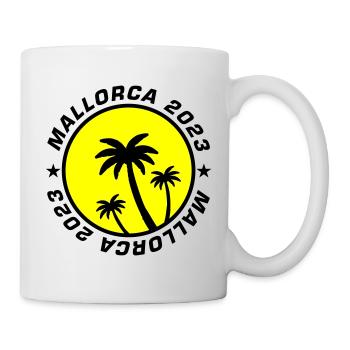 Mallorca 2023 Palme - Tasse - Weiß - Rechts