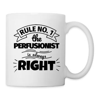 PERFUSIONIS funny gift - Mug - white - Right