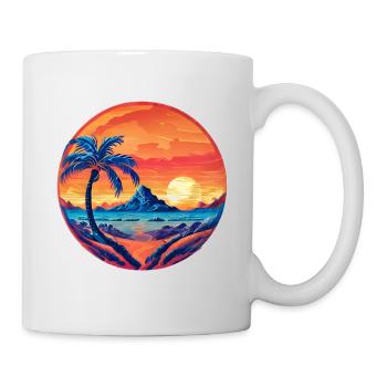 Complément Vintage Beach Landscape - Mug blanc - blanc - Droite