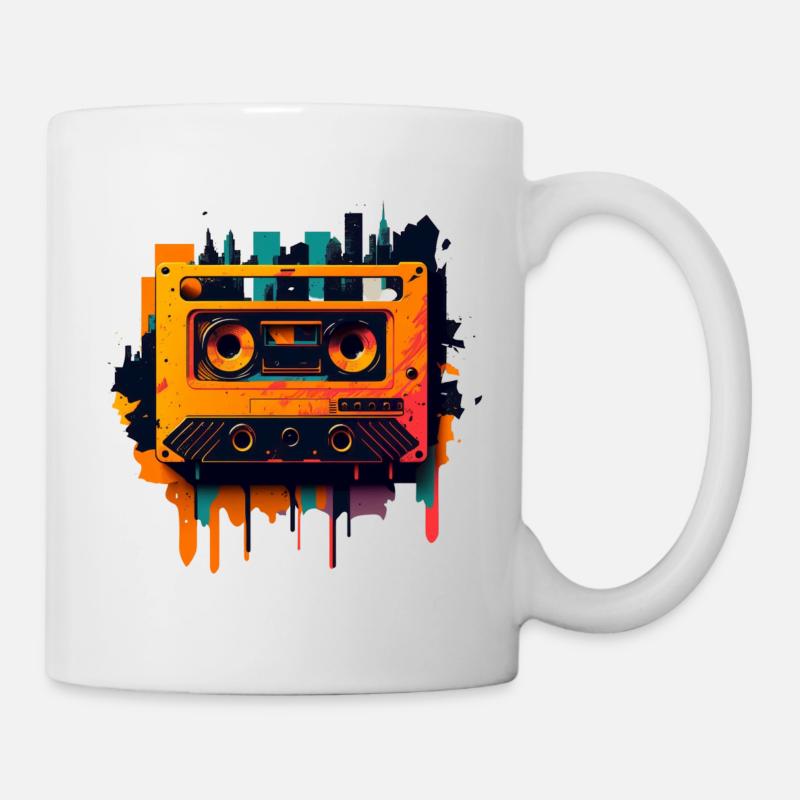 Mixtape rétro - Mug blanc - blanc