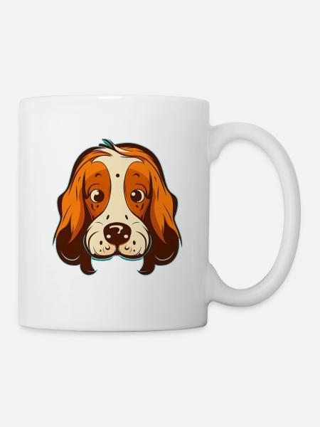 Schöner Hund - Tasse - Weiß