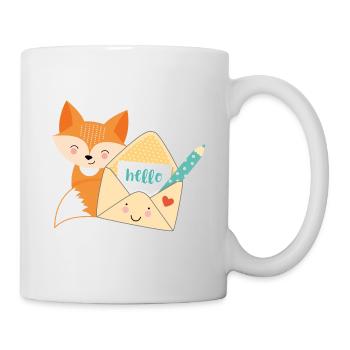 Fuchs-Post - Tasse - Weiß - Rechts