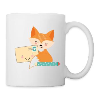 Fuchs-Post - Tasse - Weiß - Rechts