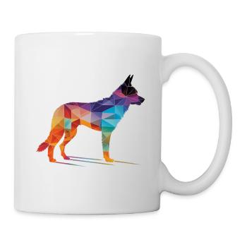 Bunter Hund - Schöner Hund - Tasse - Weiß - Rechts