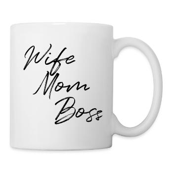 Femme Maman Boss - Mug blanc - blanc - Droite