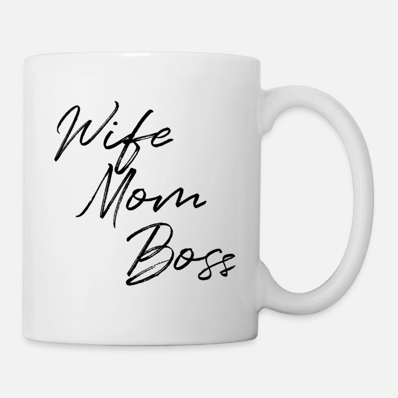 Wife Mom Boss - Mug - white
