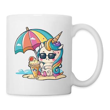 Arc-en-ciel d’été - Un jeu de couleurs - Mug blanc - blanc - Droite