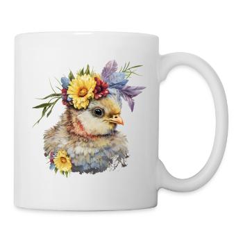 Niedliches Küken - Tasse - Weiß - Rechts