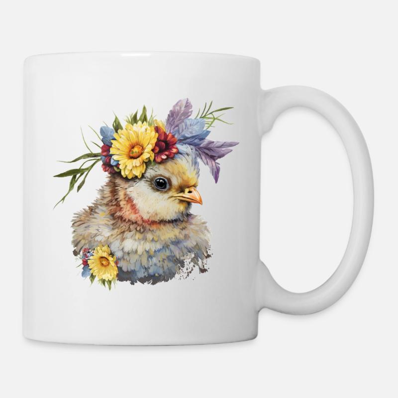 Poussin mignon - Mug blanc - blanc