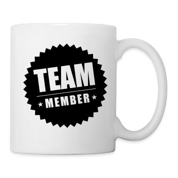 Membres de l’équipe - Mug blanc - blanc - Droite