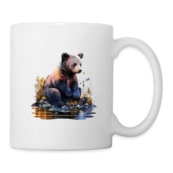 Bébé ours - Mug blanc - blanc - Droite