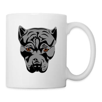 Pittbull Head Design Graphique - Mug blanc - blanc - Droite