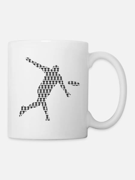 Discgolf Spieler Disc Golf Discgolfer - Tasse - Weiß