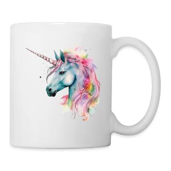 Unicorn Magic Fantasy Fable Colorful Colors Art - Mug - white - Right