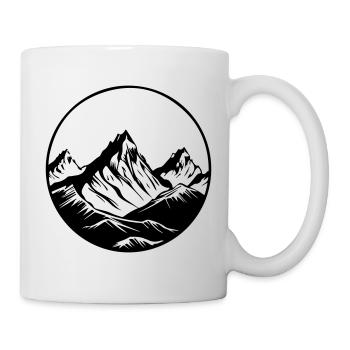 Berge Symbol Mountains - Mug - white - Right