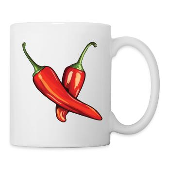 Hot Red Chili Pod Jalapenos Mexico Hot - Mug - white - Right