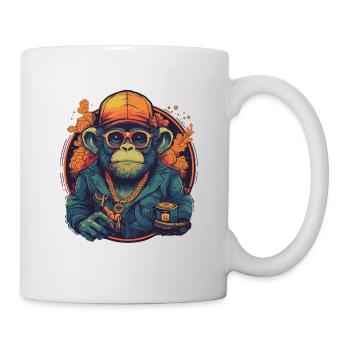 Design Monkey Monkey Trip with Mug Vintage Vibes - Mug - white - Right