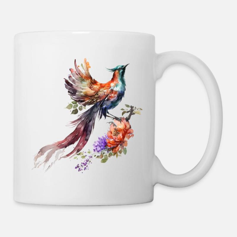 Paradiesvogel - Tasse - Weiß