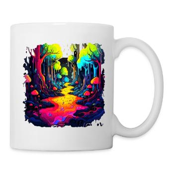 Global warming - Psychodelic style - Mug - white - Right