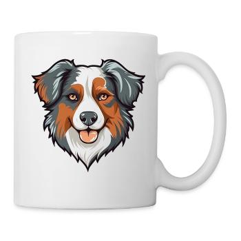 Australian Shepherd - Mug - white - Right