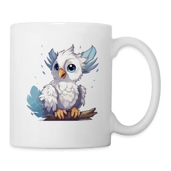 Kleiner Vogel Kakadu - Tasse - Weiß - Rechts