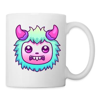 Little monsters with horns - Mug - white - Right