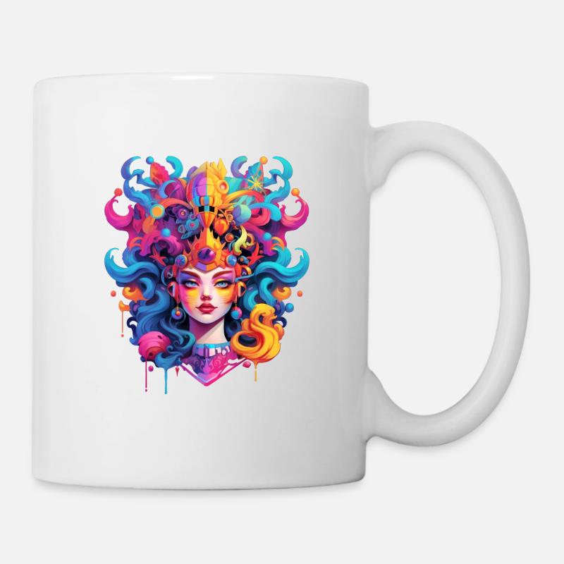 Synthwave Queen - Tasse - Weiß